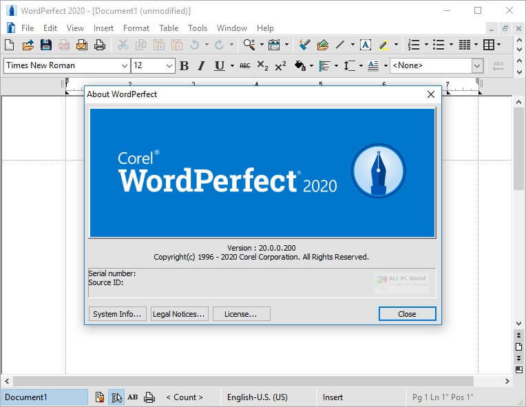 Corel WordPerfect Office X9 Crack Latest Version With Keygen